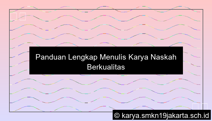 Karya Naskah