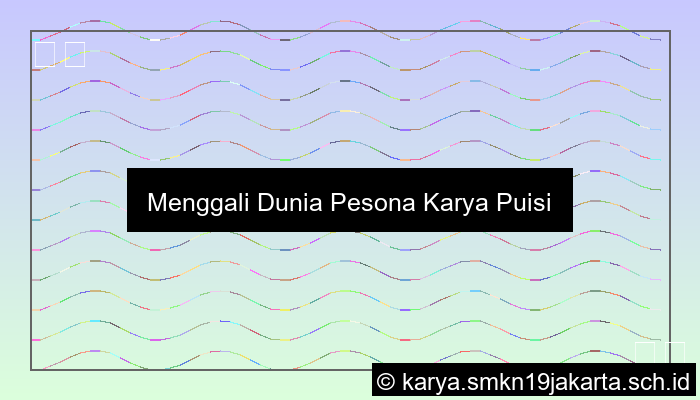Karya Puisi